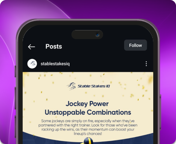 StableStakes TikTok content on a phone