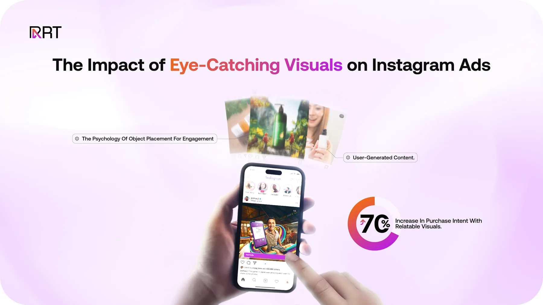 Eye-catching Instagram ad visuals example