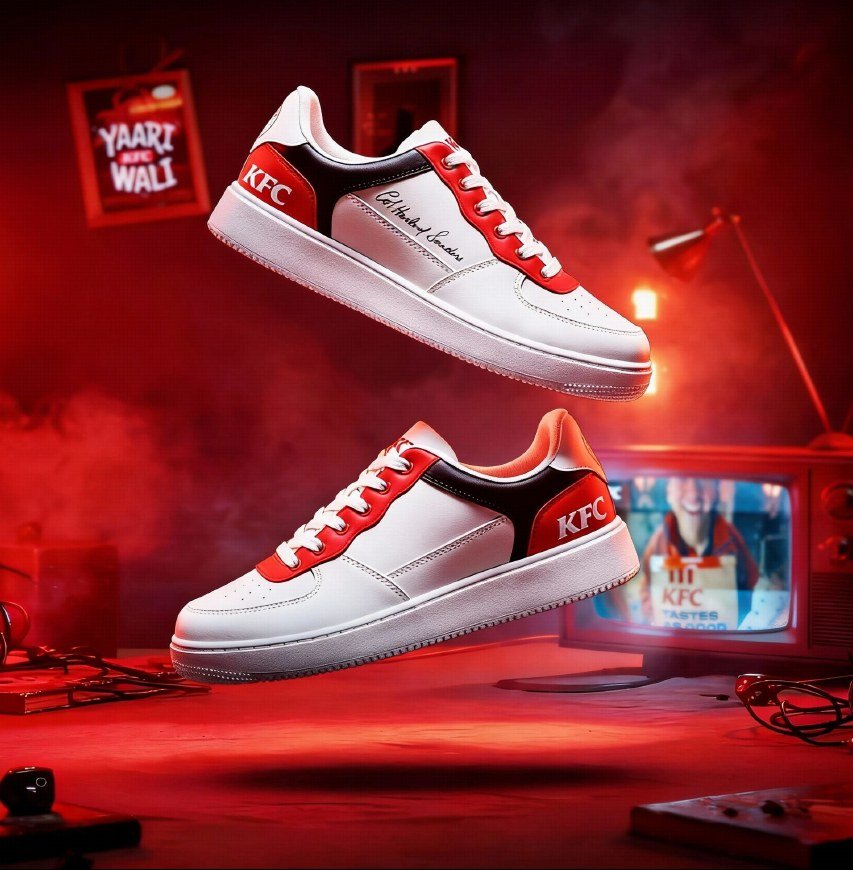 KFC sneaker merch design