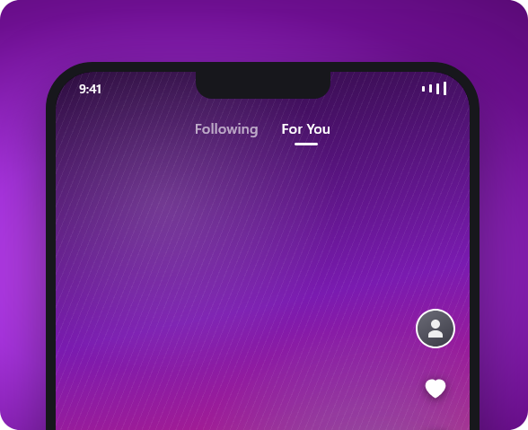 The TikTok For You page on a phone